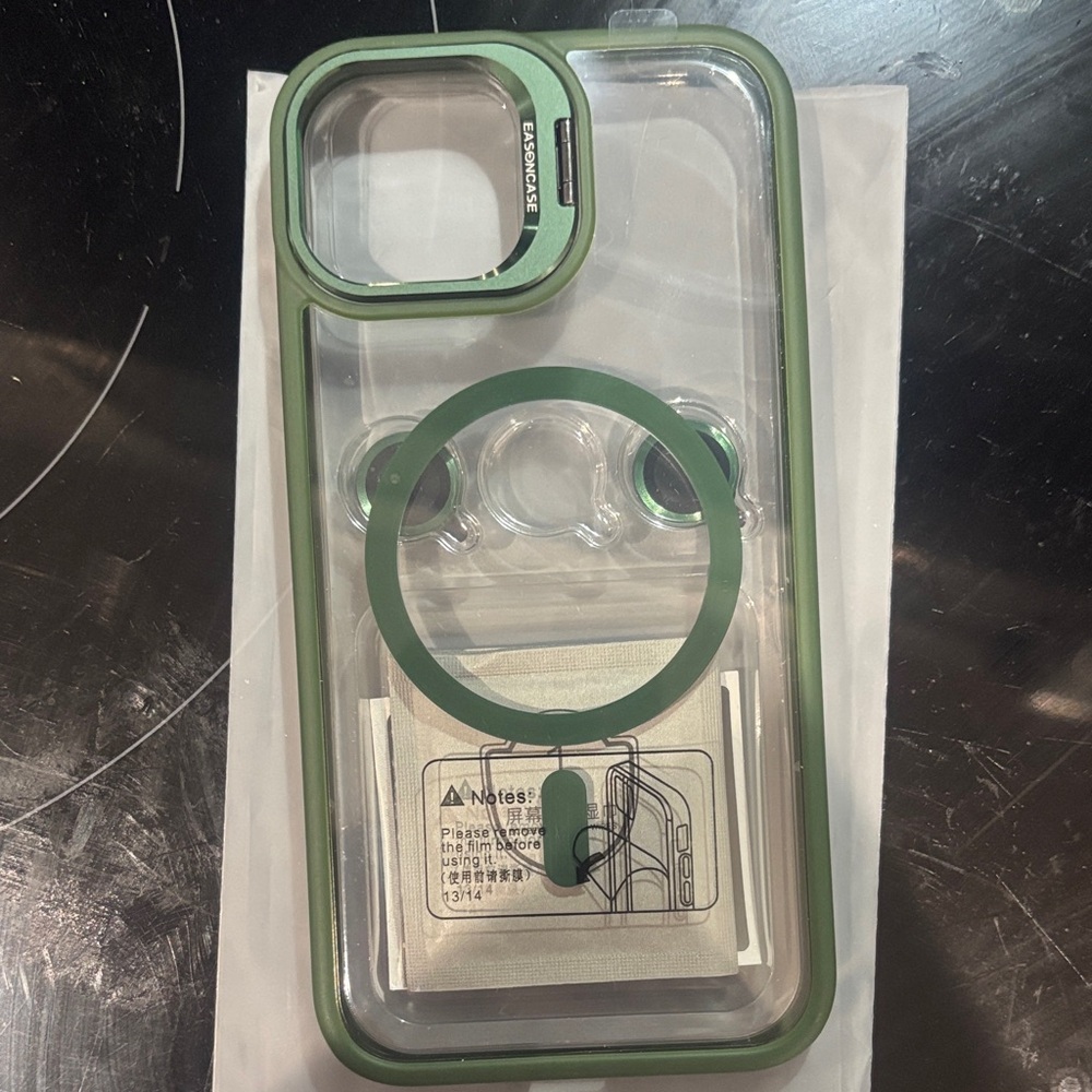 Green Transparent Phone Case